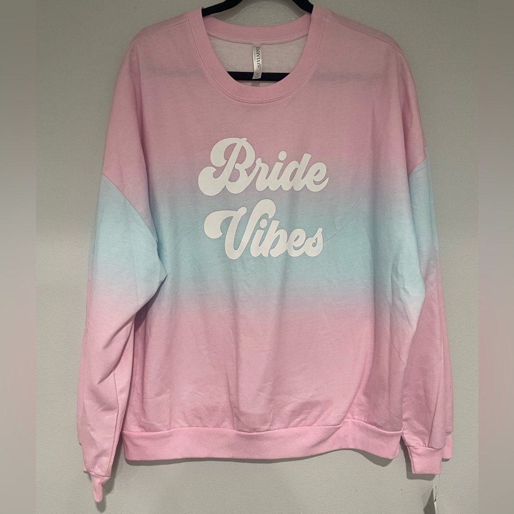 Tie dye Bride Sweatshirt